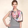 New design hot sale top quality logo print silk scarf